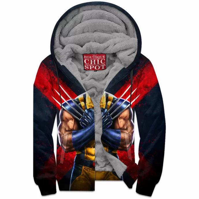 Wolverine Zip Fleece Hoodie