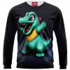 Pokemon Zip Sweatshirt, Anime Zip Sweatshirt, Totodile Zip Sweatshirt