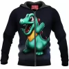 Anime Zip-Hoodie, Pokemon Zip-Hoodie, Totodile Zip-Hoodie