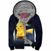 Anime Zip-Fleece-Hoodie, Pikachu Zip-Fleece-Hoodie, Pokemon Zip-Fleece-Hoodie