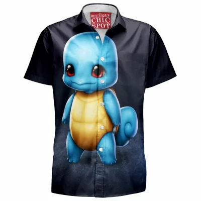 Anime Hawaiian-Shirt, Pokemon Hawaiian-Shirt, Squirtle Hawaiian-Shirt