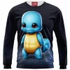 Pokemon Zip Sweatshirt, Anime Zip Sweatshirt, Squirtle Zip Sweatshirt