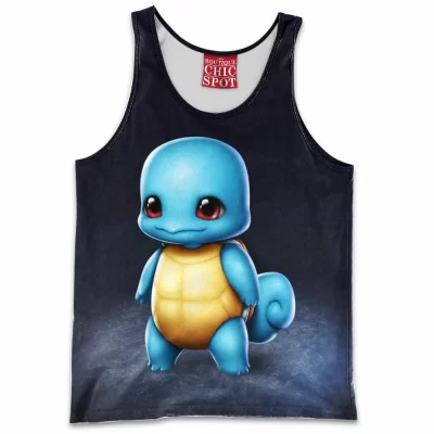 Anime Tank-Top, Pokemon Tank-Top, Squirtle Tank-Top