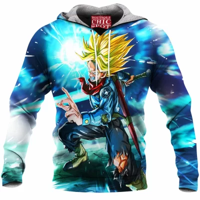 Anime Fleece-Hoodie, Dragon Ball Fleece-Hoodie, Trunks Fleece-Hoodie