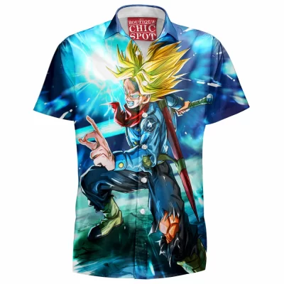 Anime Hawaiian-Shirt, Dragon Ball Hawaiian-Shirt, Trunks Hawaiian-Shirt