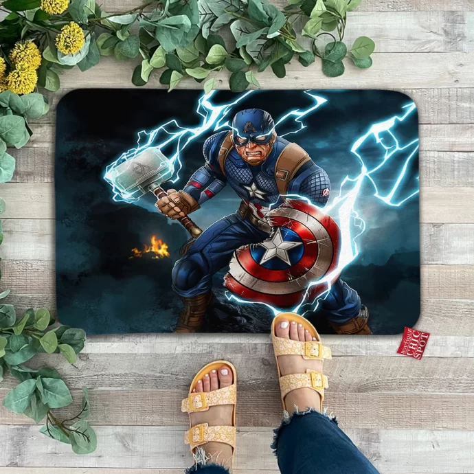 Captain America Doormat