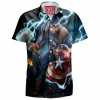 Captain America Hawaiian-Shirt, Comic Hawaiian-Shirt