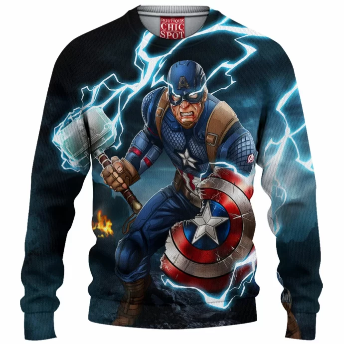 Captain America Knitted Sweater