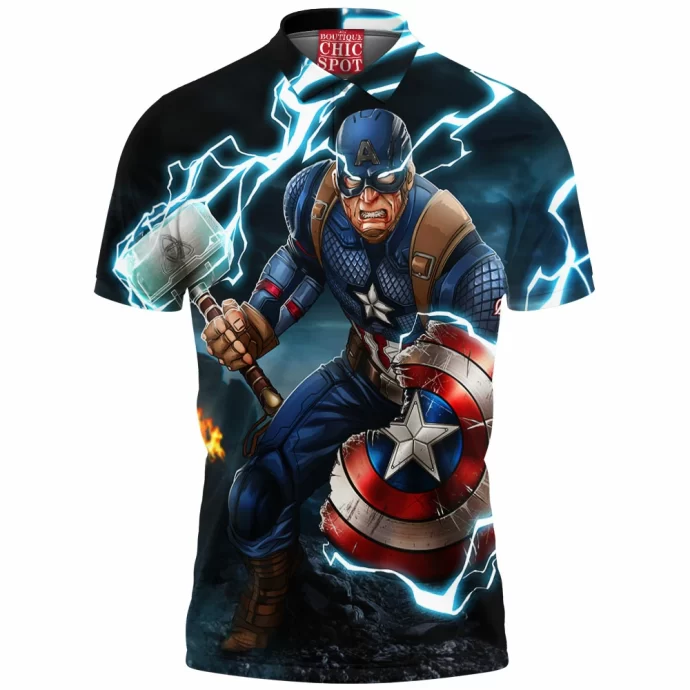 Captain America Polo Shirt