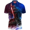 Kylo Ren Polo Shirt, Sci-Fi Polo Shirt, Star Wars Polo Shirt