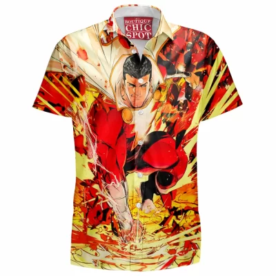 Comic Hawaiian-Shirt, Shazam Hawaiian-Shirt