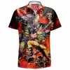 Comic Hawaiian-Shirt, Predator Hawaiian-Shirt, Wolverine Hawaiian-Shirt