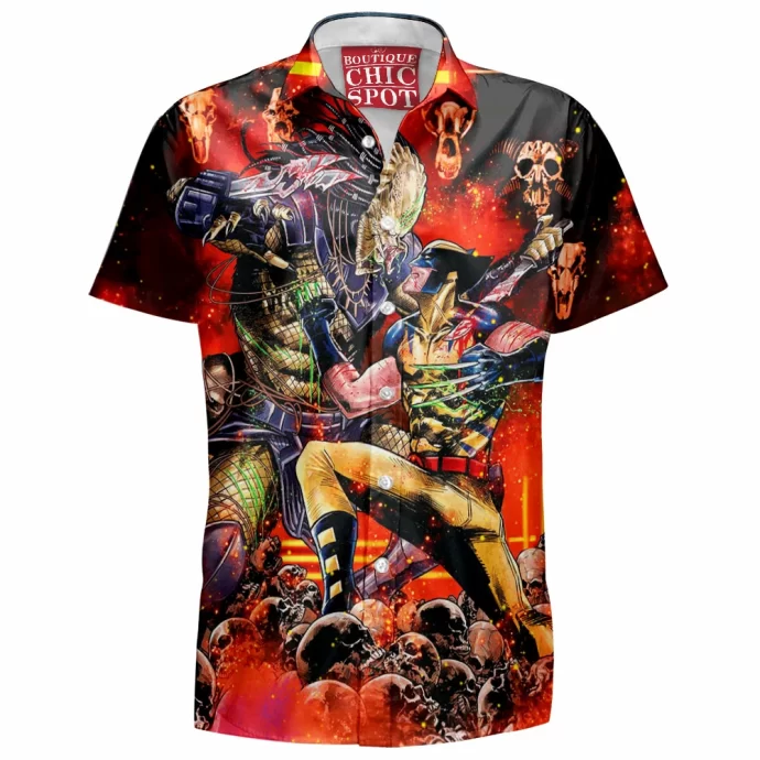 Predator Wolverine Hawaiian Shirt