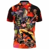 Comic Polo Shirt, Predator Polo Shirt, Wolverine Polo Shirt
