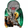 Comic Zip-Fleece-Hoodie, Predator Zip-Fleece-Hoodie, Wolverine Zip-Fleece-Hoodie