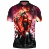 Carnage Polo Shirt, Comic Polo Shirt