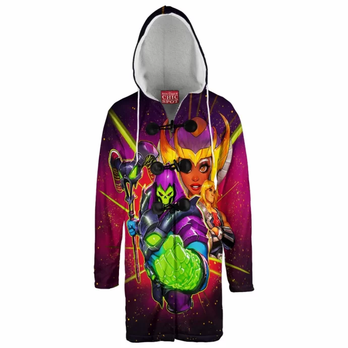 Skeletor He-man Masters of the Universe Hooded Cloak Coat