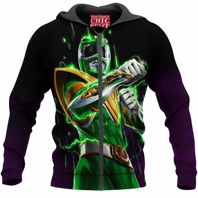 Power Rangers - Green Ranger Zip Hoodie