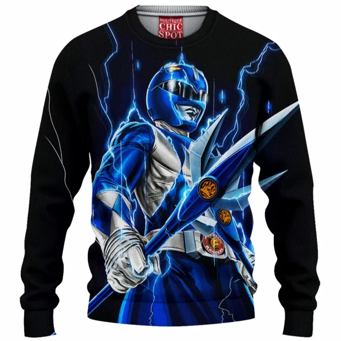 Power Rangers - Blue Ranger Knitted Sweater