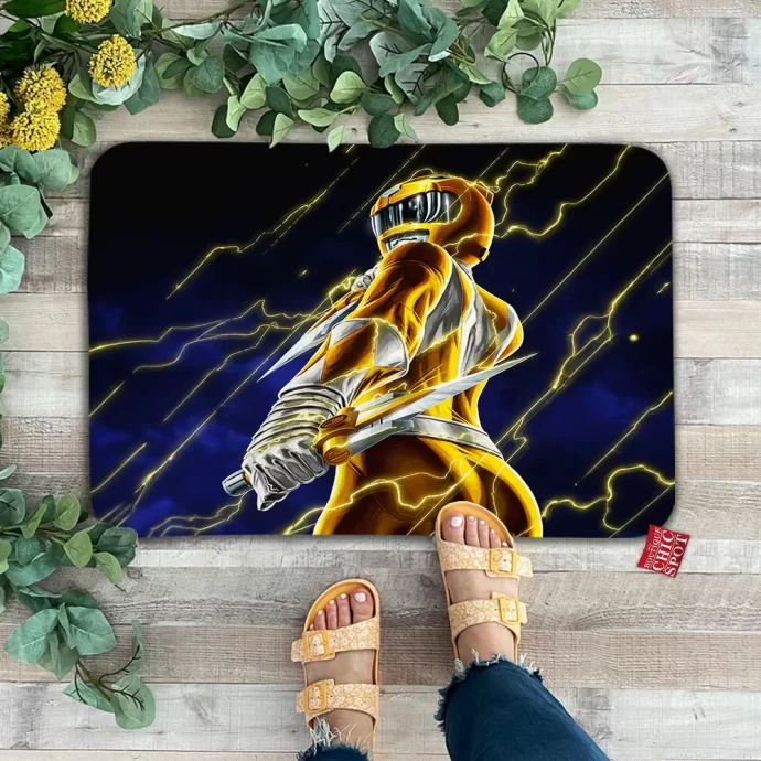 Power Rangers - Yellow Ranger Doormat