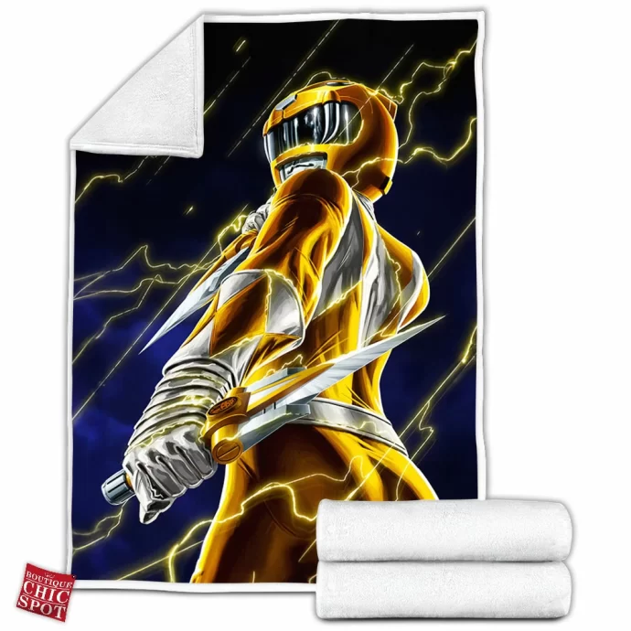 Power Rangers - Yellow Ranger Fleece Blanket