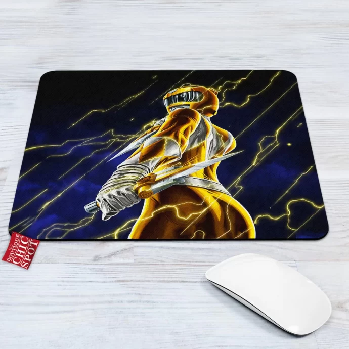 Power Rangers - Yellow Ranger Mouse Pad