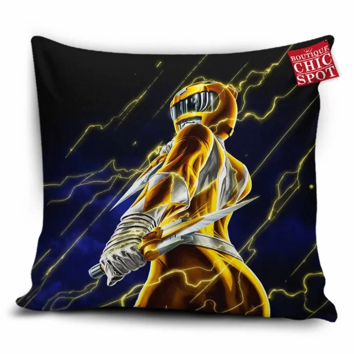 Power Rangers - Yellow Ranger Pillow Cover