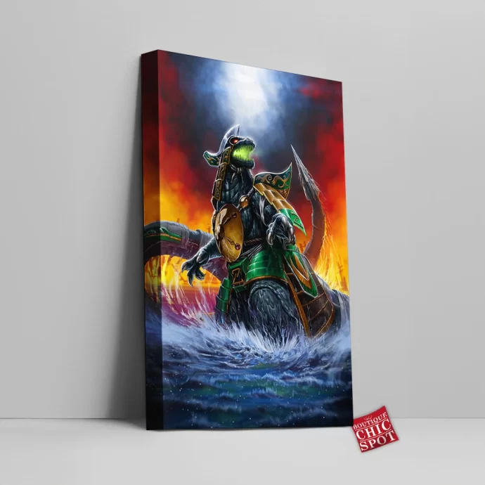 Power Rangers - Dragonzord Canvas Wall Art