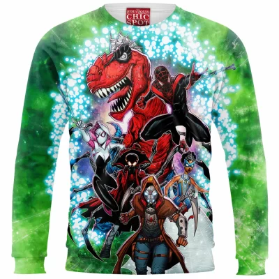 Comic Zip Sweatshirt, Spider-Verse Zip Sweatshirt