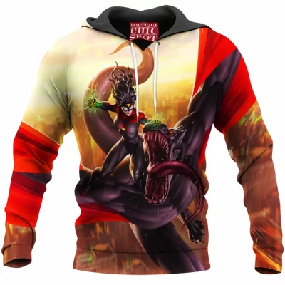 Comic Hoodie, Spider-Woman Hoodie