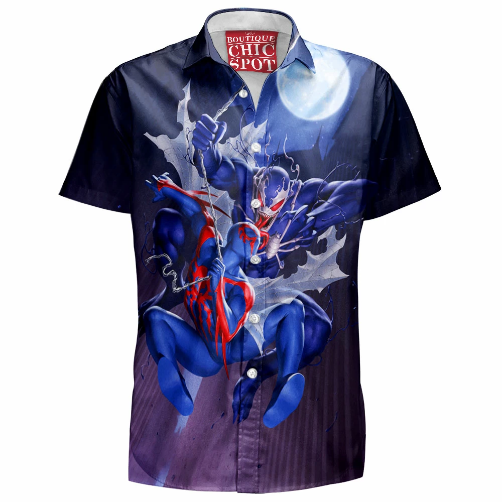 Comic Hawaiian-Shirt, Spider-man Hawaiian-Shirt 1 M TU Boutique 9114 Hawaiian Shirt
