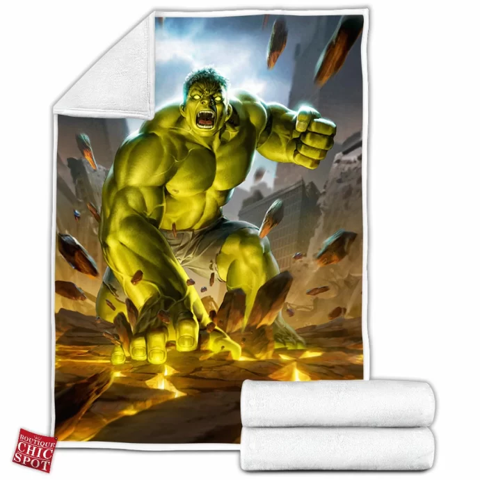 The Incredible Hulk Fleece Blanket