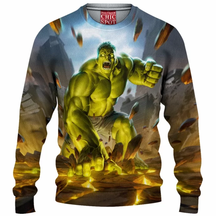 The Incredible Hulk Knitted Sweater