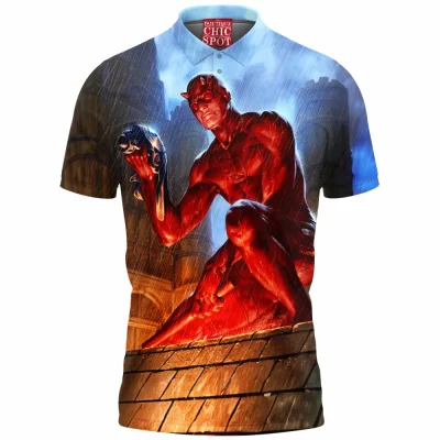 Comic Polo Shirt, Daredevil Polo Shirt