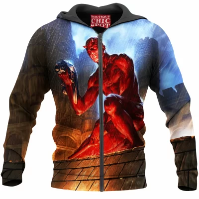 Comic Zip-Hoodie, Daredevil Zip-Hoodie