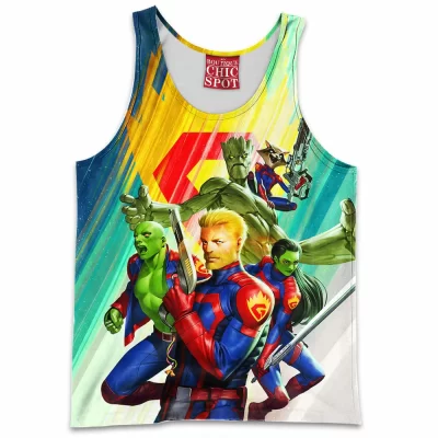 Comic Tank-Top, Guardians of The Galaxy Tank-Top