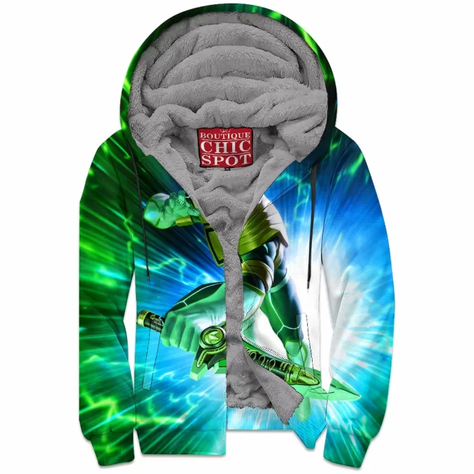 Power Rangers - Green Ranger Zip Fleece Hoodie