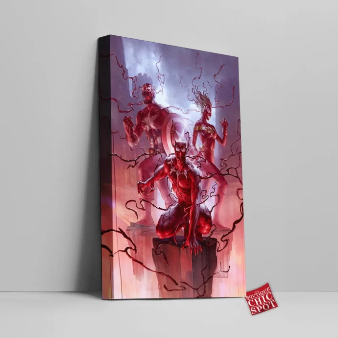 Carnage Symbiote Canvas Wall Art