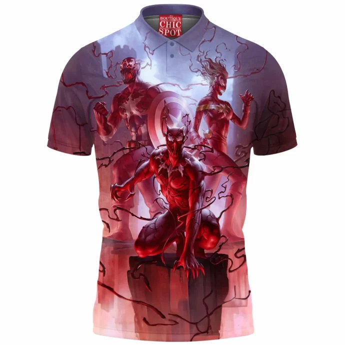 Carnage Symbiote Polo Shirt