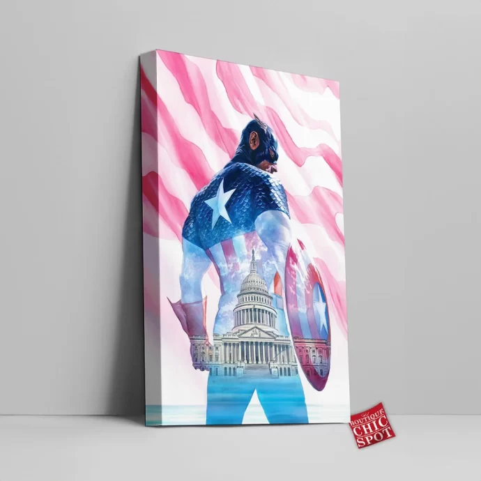 Captain America Canvas Wall Art