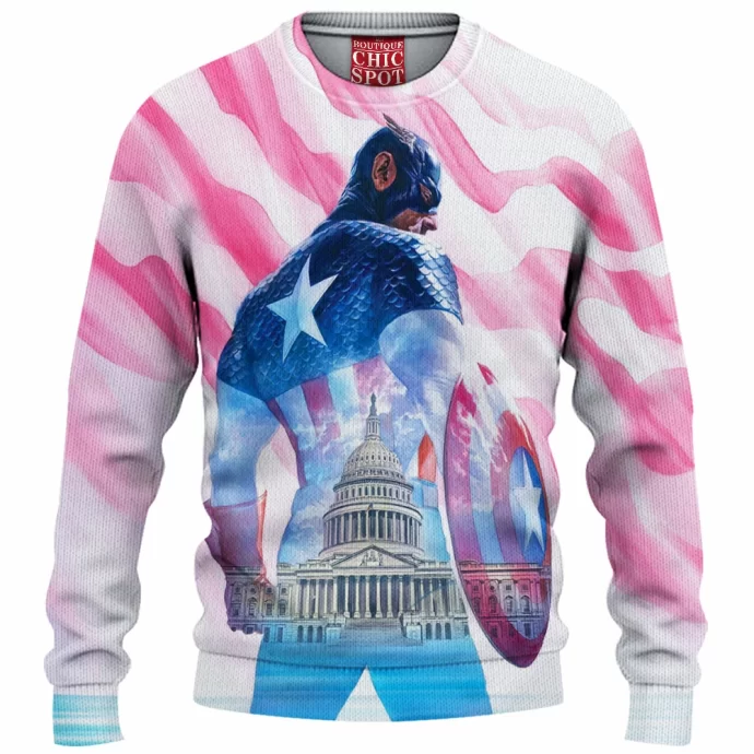 Captain America Knitted Sweater