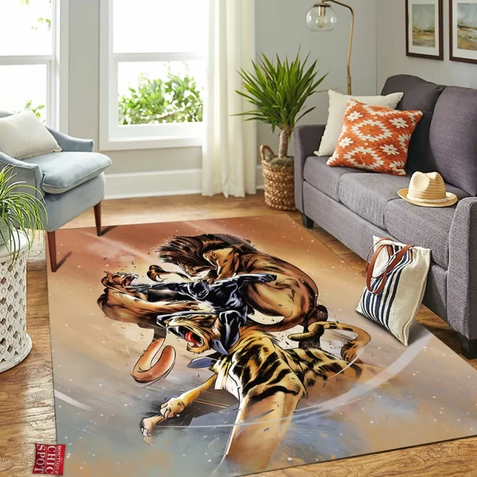 Black Panther Rectangle Rug