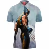 Comic Polo Shirt, Wolverine Polo Shirt, X-men Polo Shirt