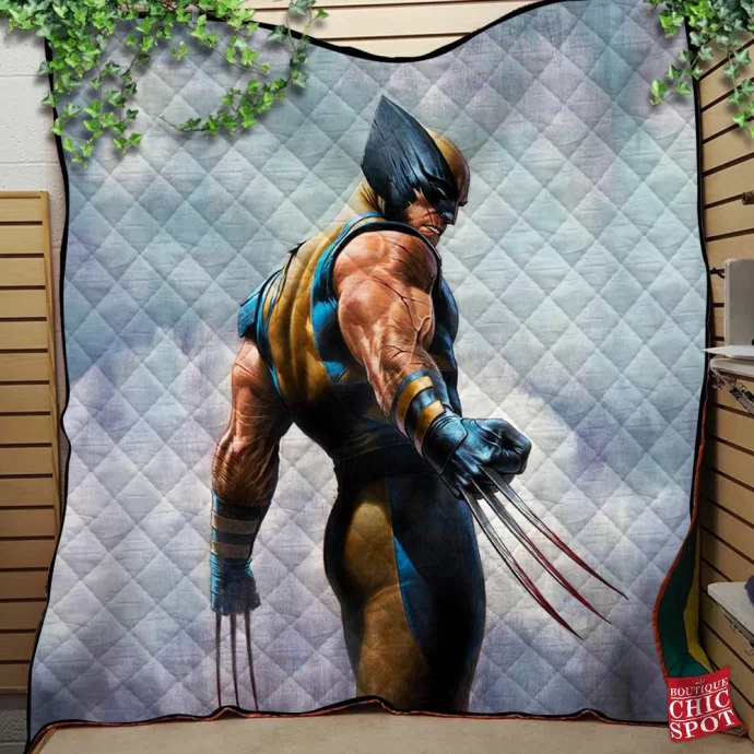 Wolverine Quilt Blanket