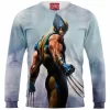 Wolverine Zip Sweatshirt, Comic Zip Sweatshirt, X-men Zip Sweatshirt