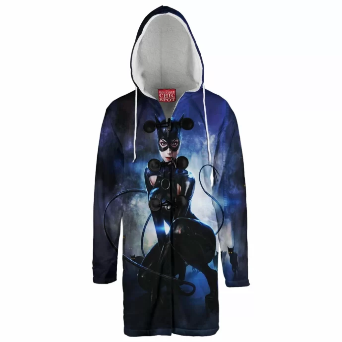 Catwoman Hooded Cloak Coat