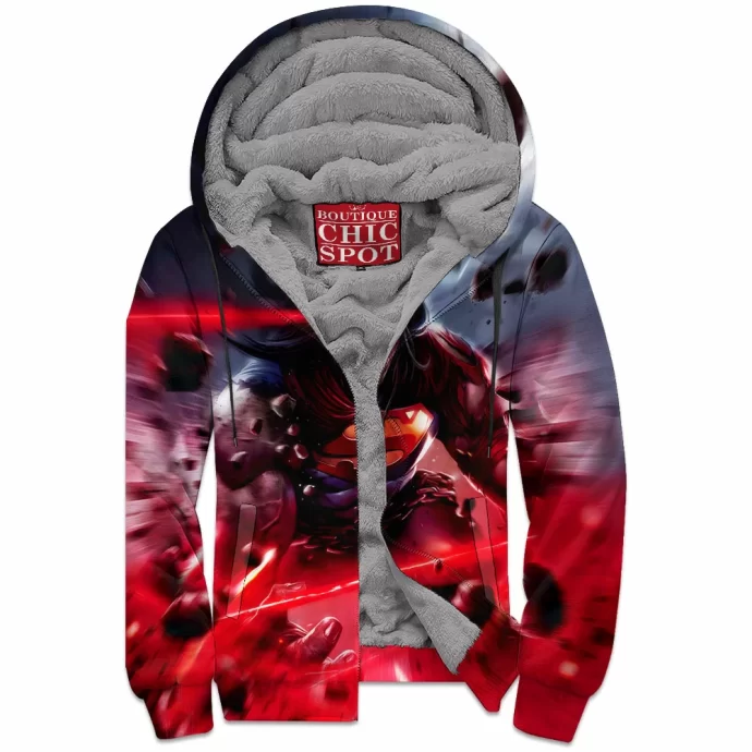 Superman Zip Fleece Hoodie