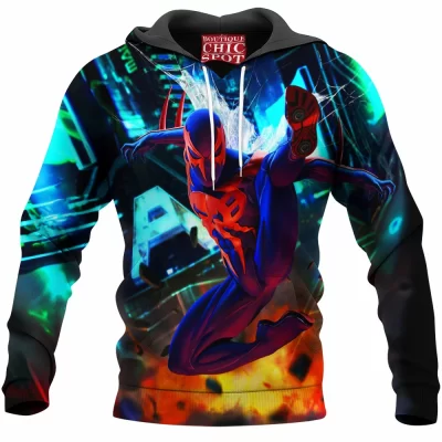 Comic Hoodie, Spider-man Hoodie, Spider-man 2099 Hoodie