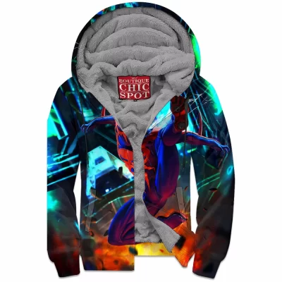 Comic Zip-Fleece-Hoodie, Spider-man Zip-Fleece-Hoodie, Spider-man 2099 Zip-Fleece-Hoodie