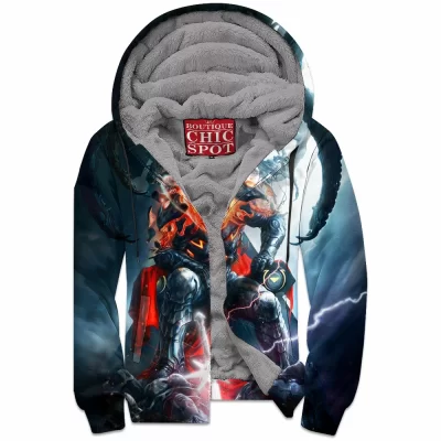 Comic Zip-Fleece-Hoodie, Ultron Zip-Fleece-Hoodie, Iron Man Zip-Fleece-Hoodie